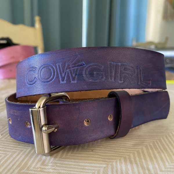 Mixed Media Kids- Art Classes for OC Kids- Handmade Leather Belt