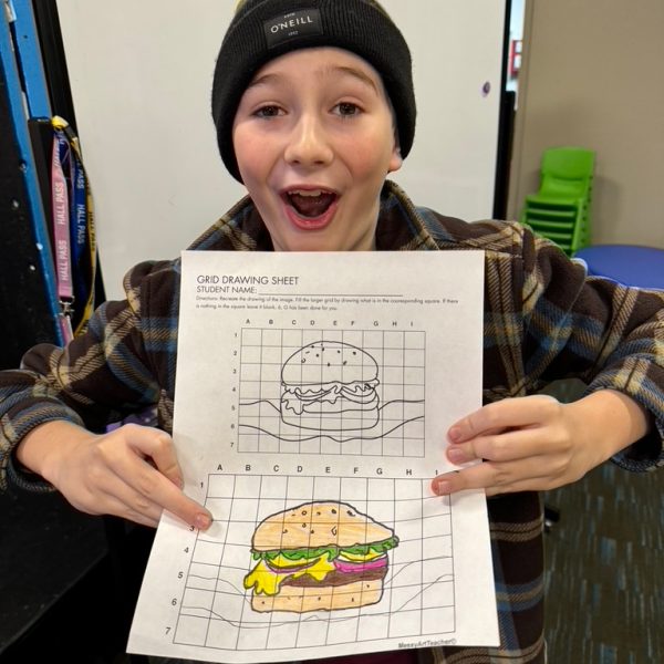 Art Education- Grid Drawing